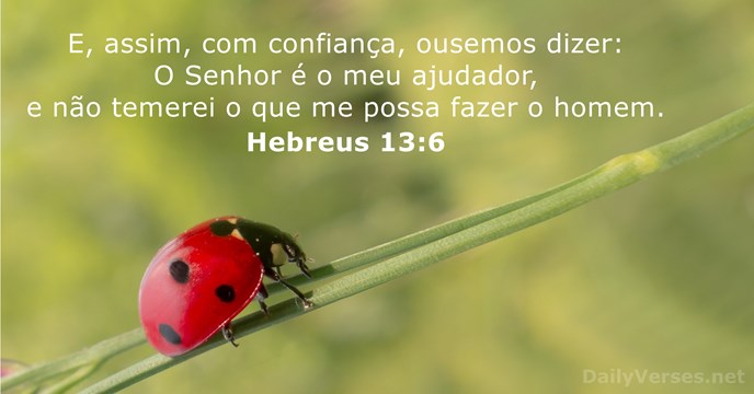 Hebreus 13:6