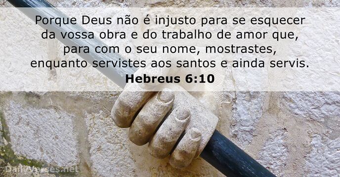 Hebreus 6:10