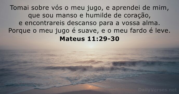 Mateus 11:29-30