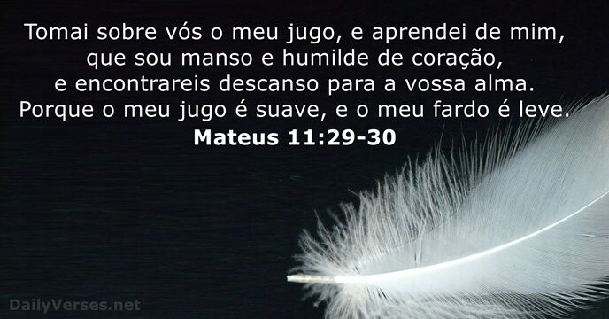 Mateus 11:29-30