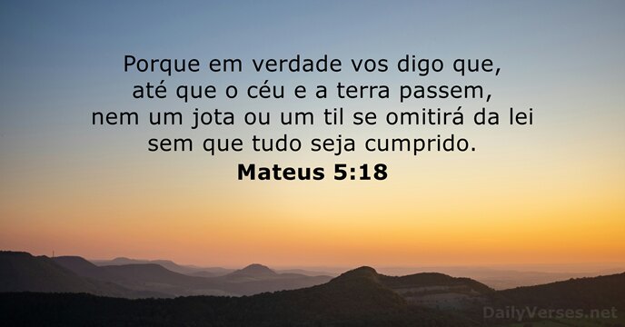Mateus 5:18