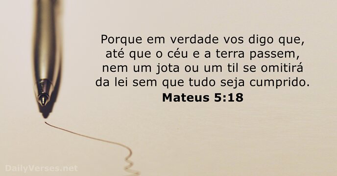 Mateus 5:18