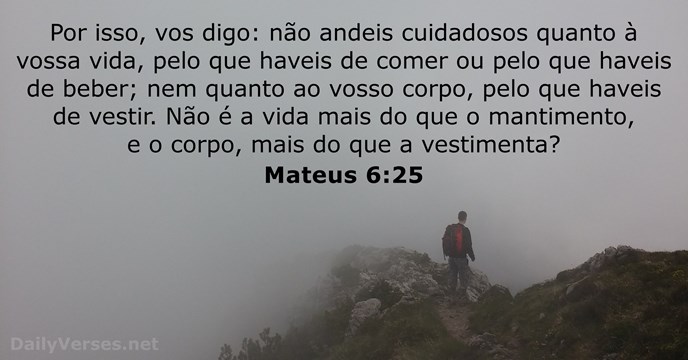 Mateus 6:25