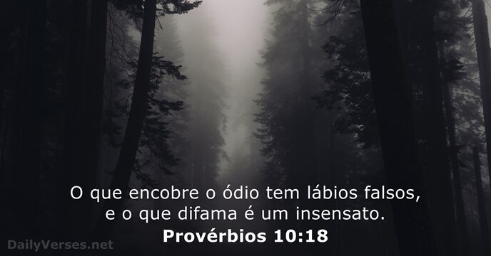 Provérbios 10:18