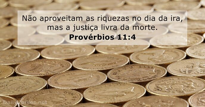 Provérbios 11:4