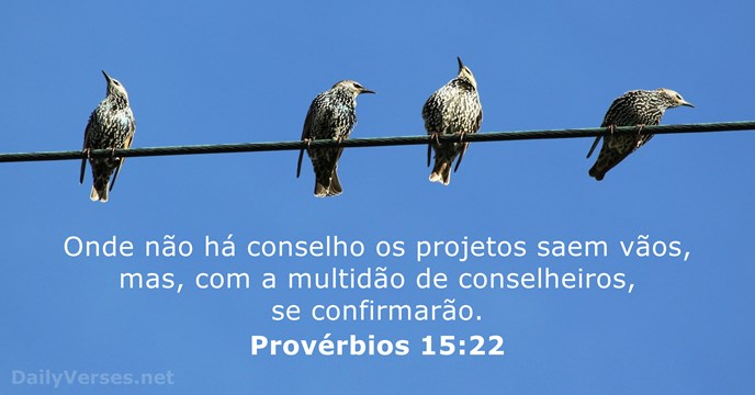 Provérbios 15:22