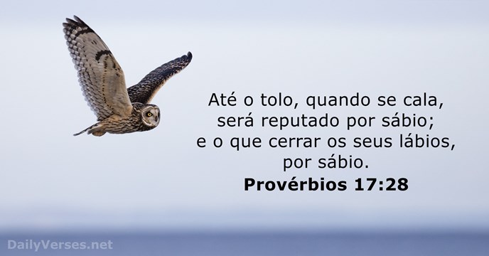 Provérbios 17:28