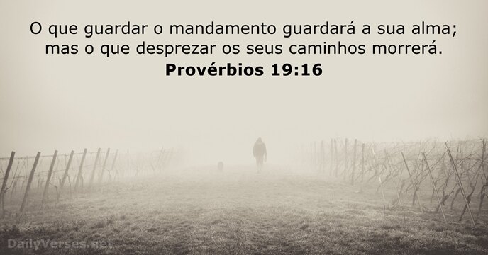 Provérbios 19:16
