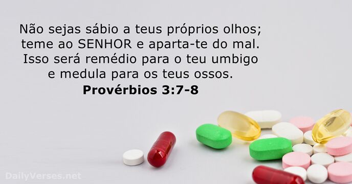 Provérbios 3:7-8