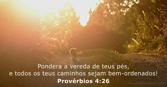 Provérbios 4:26