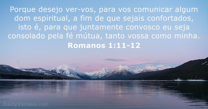 Romanos 1:11-12