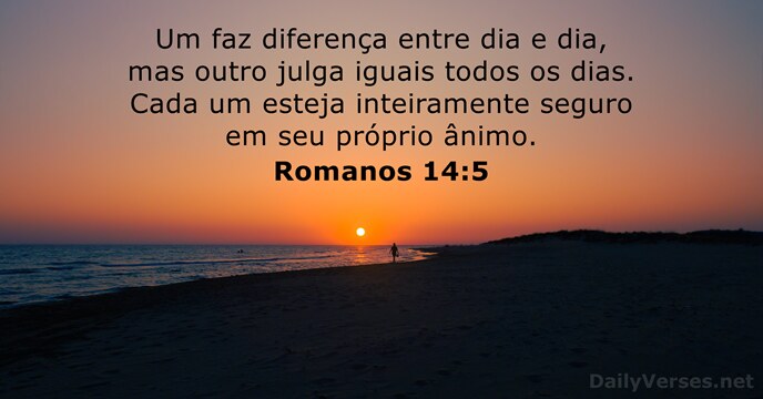 Romanos 14:5