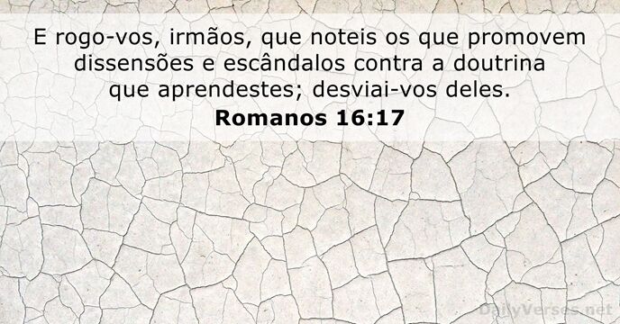Romanos 16:17
