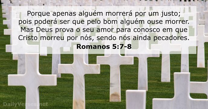 Romanos 5:7-8