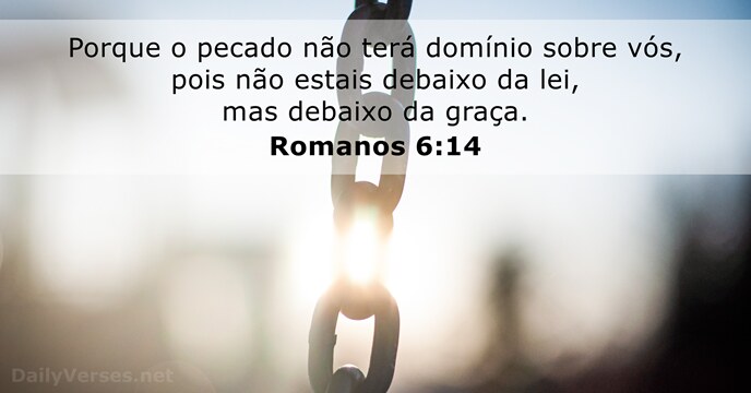 Romanos 6:14