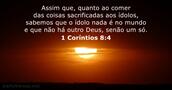 1 Coríntios 8:4