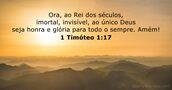 1 Timóteo 1:17