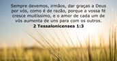 2 Tessalonicenses 1:3