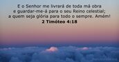 2 Timóteo 4:18