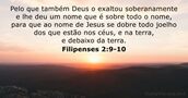 Filipenses 2:9-10