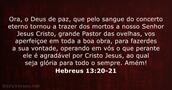 Hebreus 13:20-21