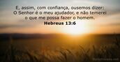 Hebreus 13:6