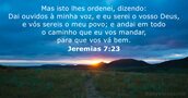 Jeremias 7:23