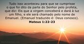 Mateus 1:22-23