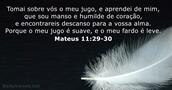 Mateus 11:29-30