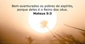 Mateus 5:3