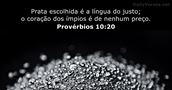 Provérbios 10:20