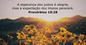 Provérbios 10:28