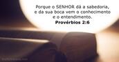 Provérbios 2:6