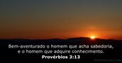 Provérbios 3:13