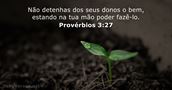 Provérbios 3:27