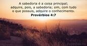 Provérbios 4:7