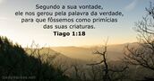Tiago 1:18