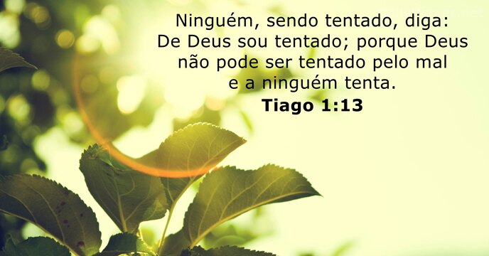 Tiago 1:13