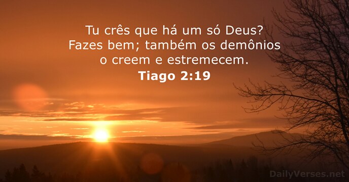Tiago 2:19