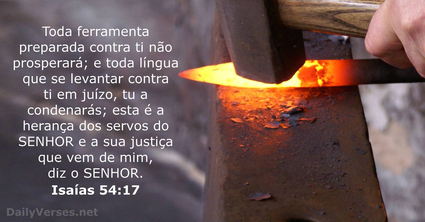 Isa as 54 17 Vers culo Da B blia DailyVerses
