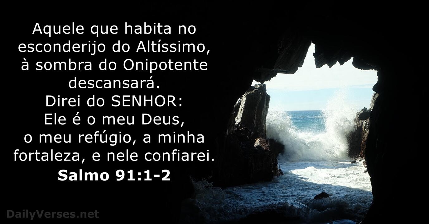 O maravilhoso Salmo 91, ele fala de Deus como o Protetor daqueles