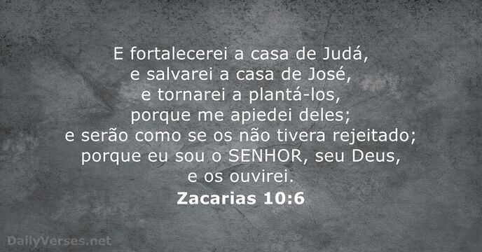 Zacarias 10:6