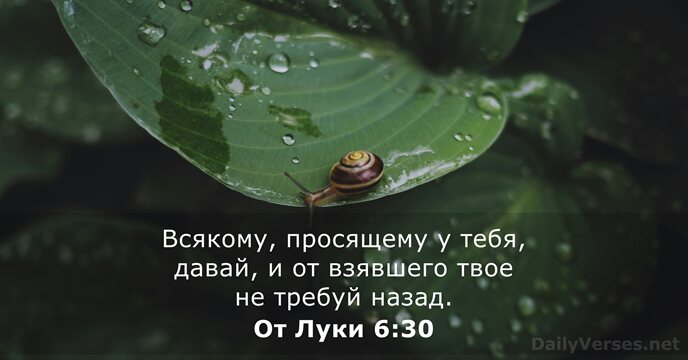 От Луки 6:30