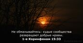 1-е Коринфянам 15:33