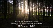 К Галатам 5:25