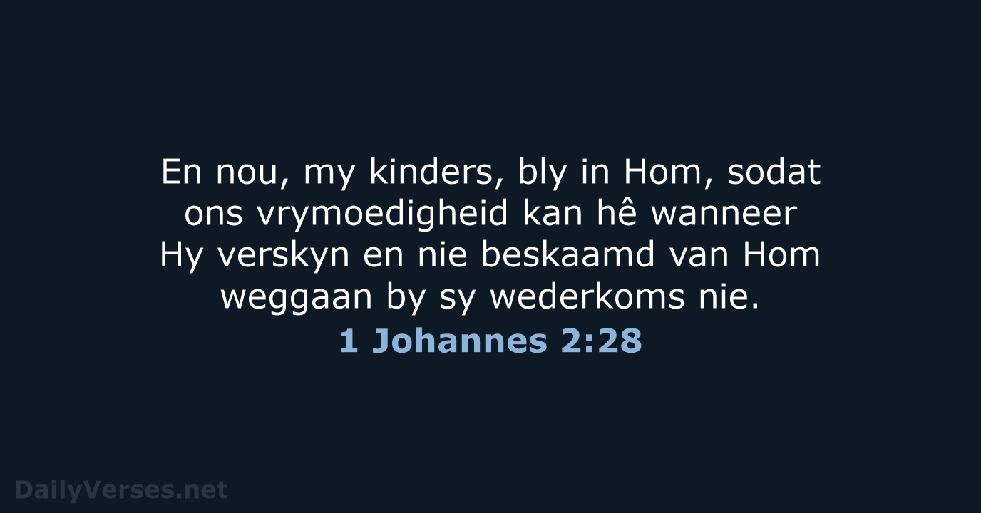 1 Johannes 2:28 - AFR53