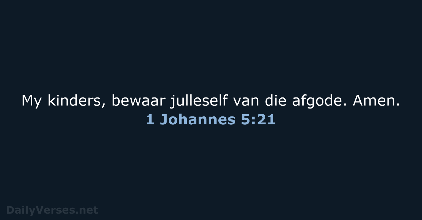 1 Johannes 5:21 - AFR53