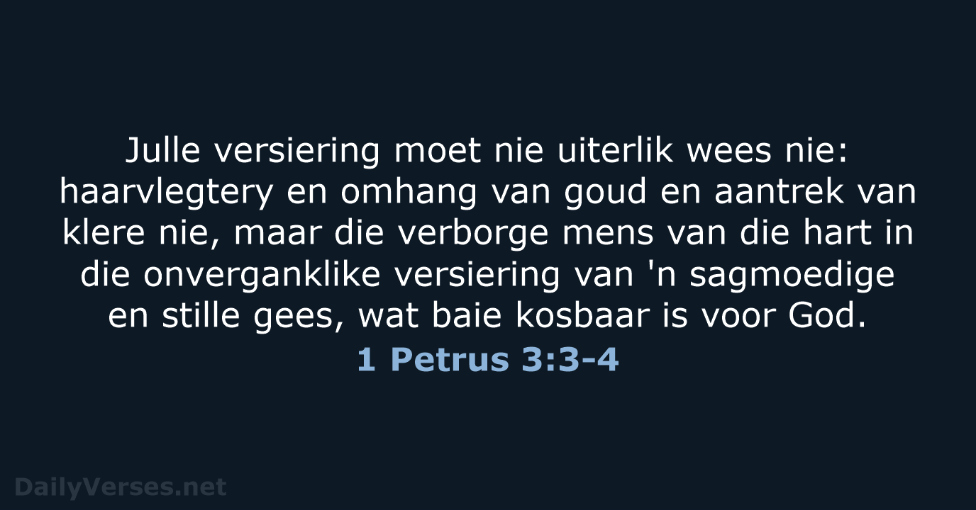 1 Petrus 3:3-4 - AFR53