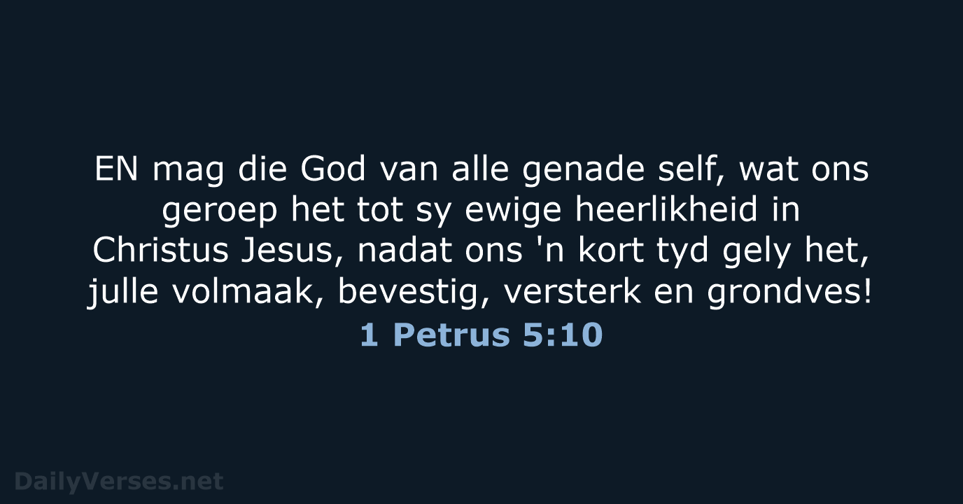 1 Petrus 5:10 - AFR53