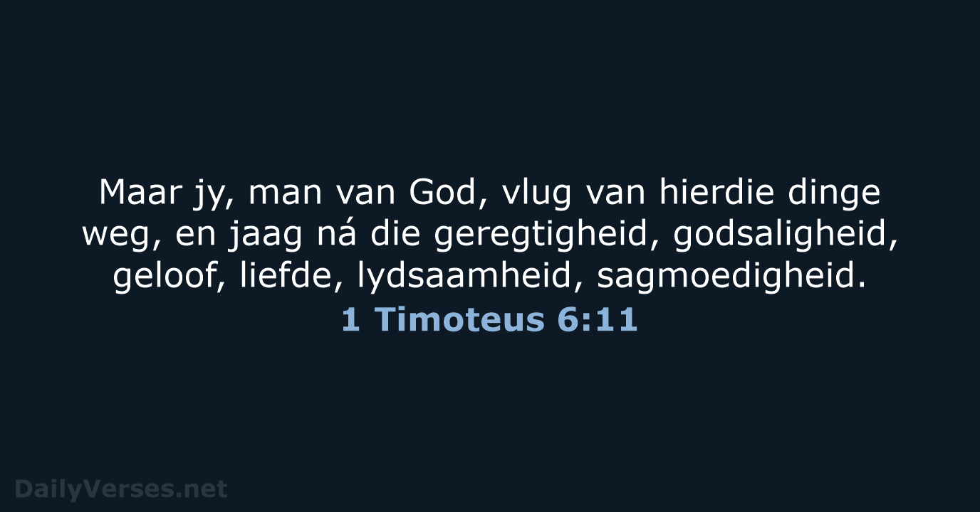 1 Timoteus 6:11 - AFR53